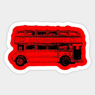 Routemaster London bis Sticker